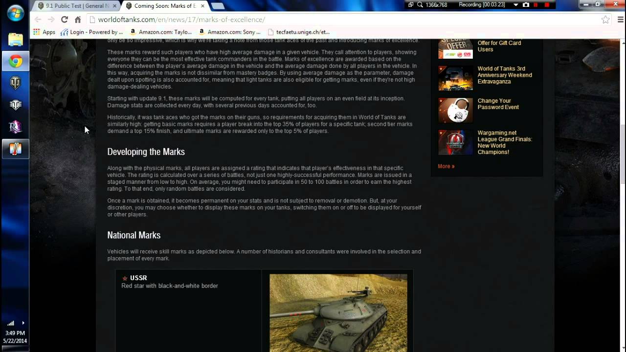 World of Tanks Update 9.1