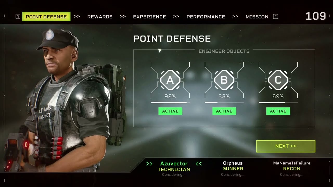 Aliens: Fireteam Elite, Insane difficulty, Point Defense mode complete, Wave 3 (3 Points)