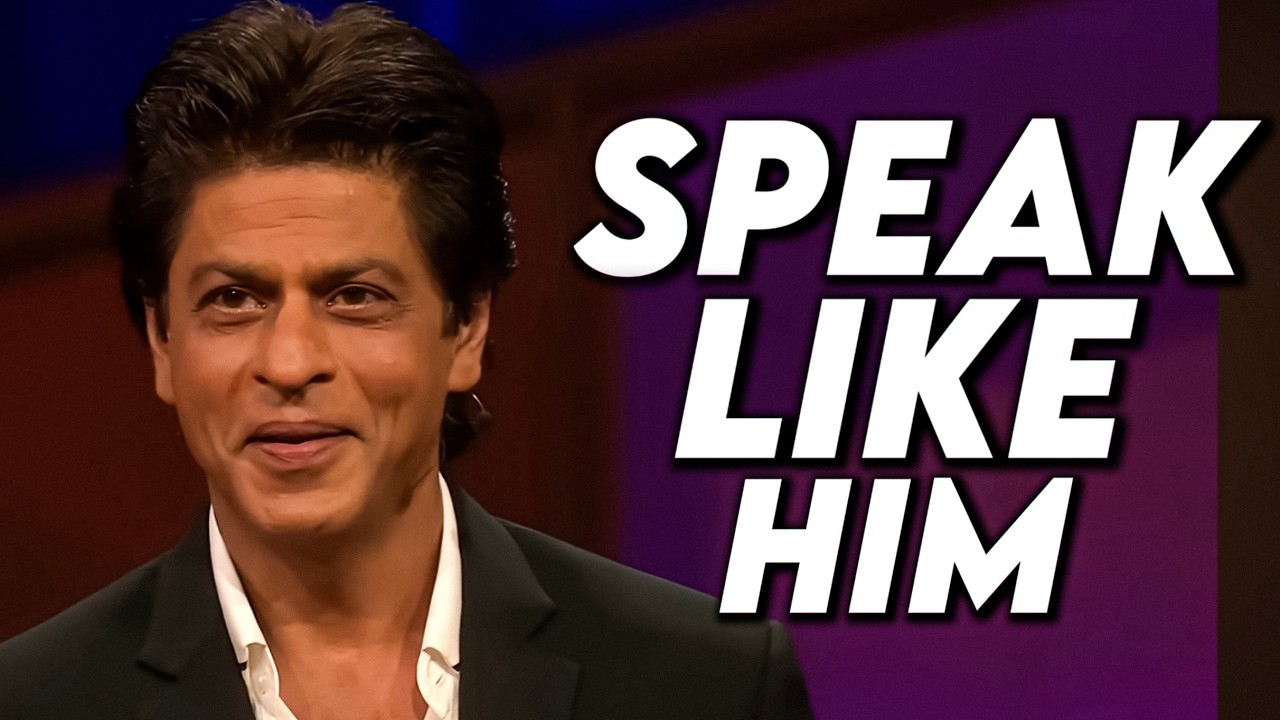 Learn How To Speak From Shah Rukh Khan