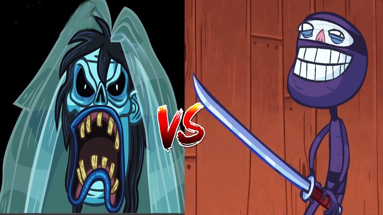 Troll Face Quest Horror 2 vs Troll Face Quest Video Games Funny Trolling - All Win Fail Walkthrough