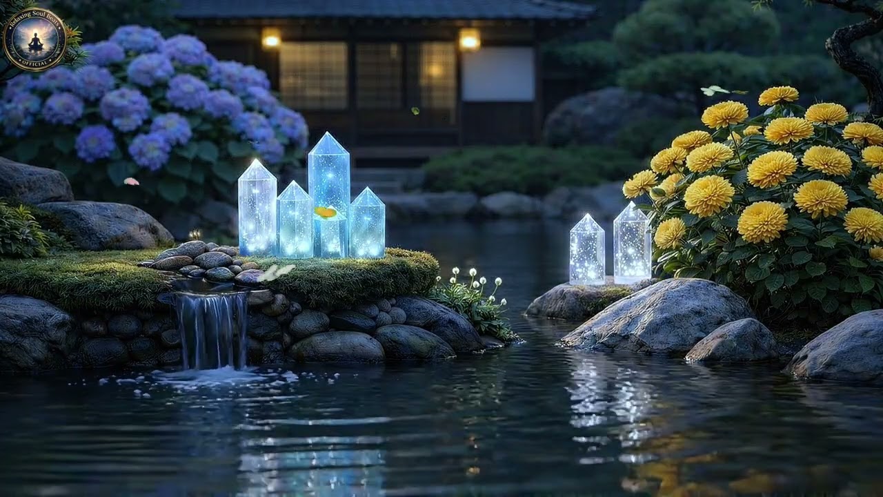 Moonlight Calm 🌙 Piano & Pebble Water | Ánh Trăng Tĩnh Lặng & Tiếng Nước Qua Đá