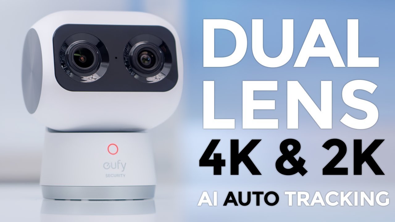 eufy Indoor Cam S350 - NEW Dual Lens & AI Detection & Tracking | 4K Video