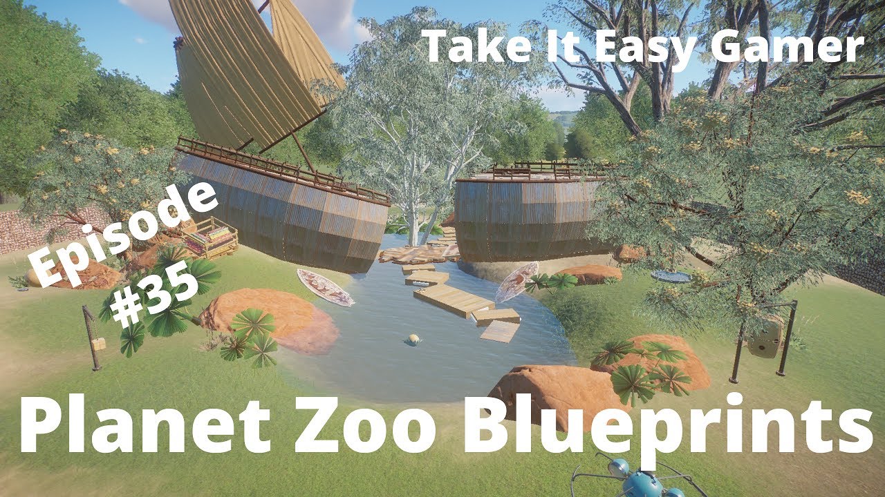Planet Zoo -  Steam Workshop Blueprints 35 - Great Build Ideas