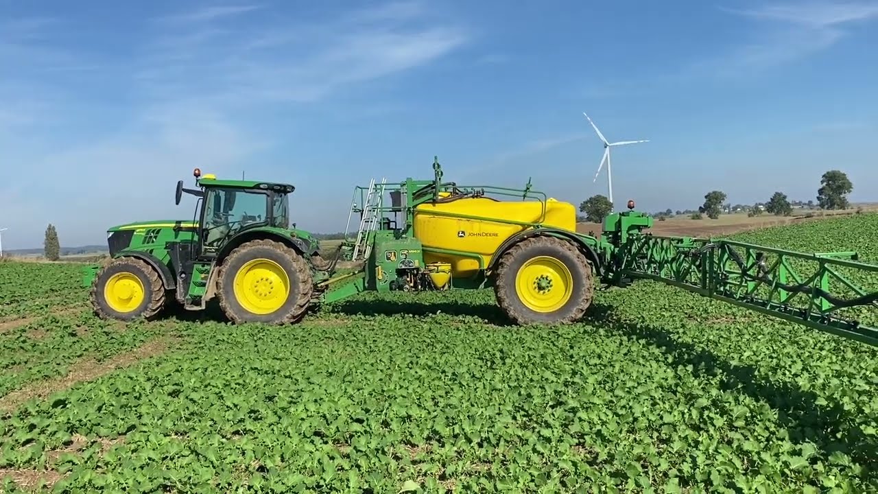 Jesienna Regulacja i Dokarmianie Rzepaku! John Deere 6175R & m962i