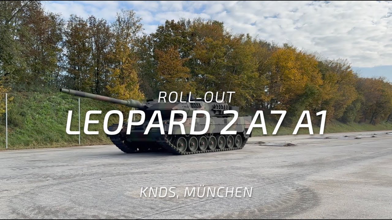 Roll-Out bei KNDS Deutschland – Der Kampfpanzer Leopard 2 A7 A1 vorgestellt