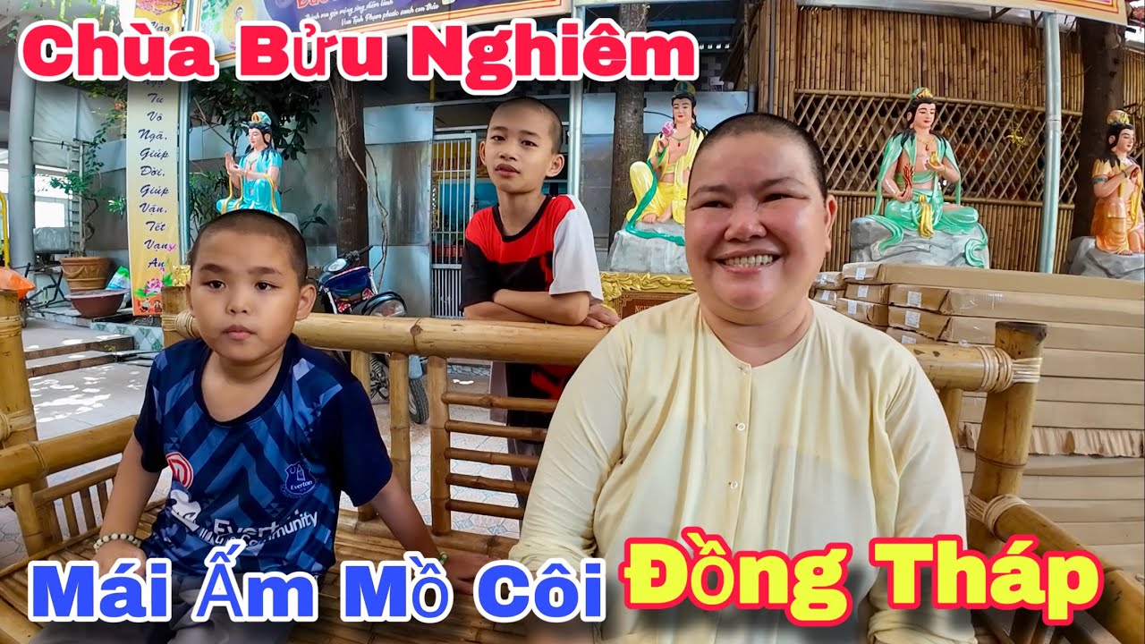 Mái Ấm Mồ Côi Chùa Bửu Nghiêm Đồng Tháp Hạnh Phúc Nhận Quà Hảo Tâm Từ Mỹ | Khương Nhựt Minh