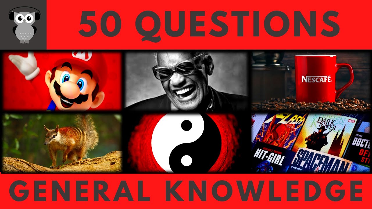 General Knowledge Quiz Trivia #215 | Super Mario Bros, Ray Charles, Nescafe, Numbats, Comic Con