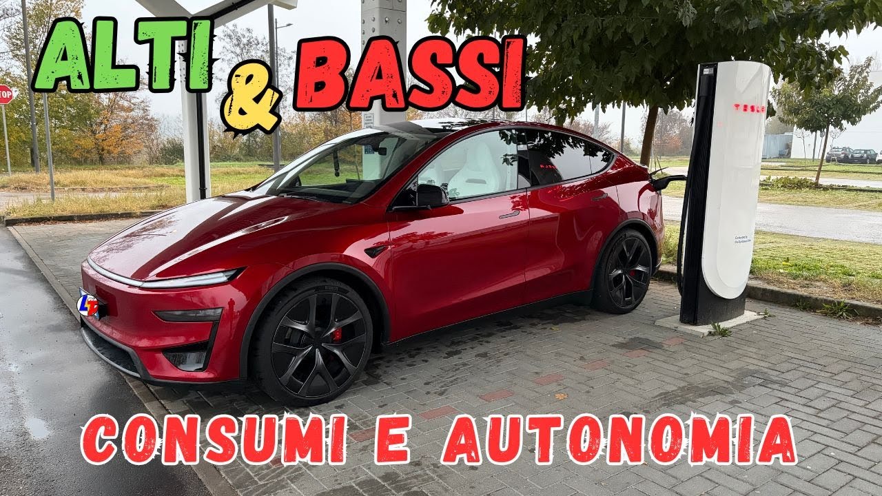 Nuova Batteria... mi aspettavo meglio - Tesla Model Y Performance nel test dei 20 minuti