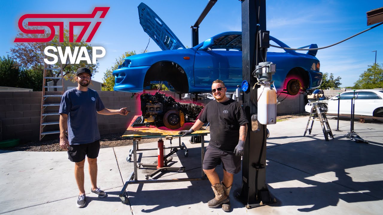 Building a 22B STi: DIY STi Drivetrain Swap into a 1996 Subaru Impreza