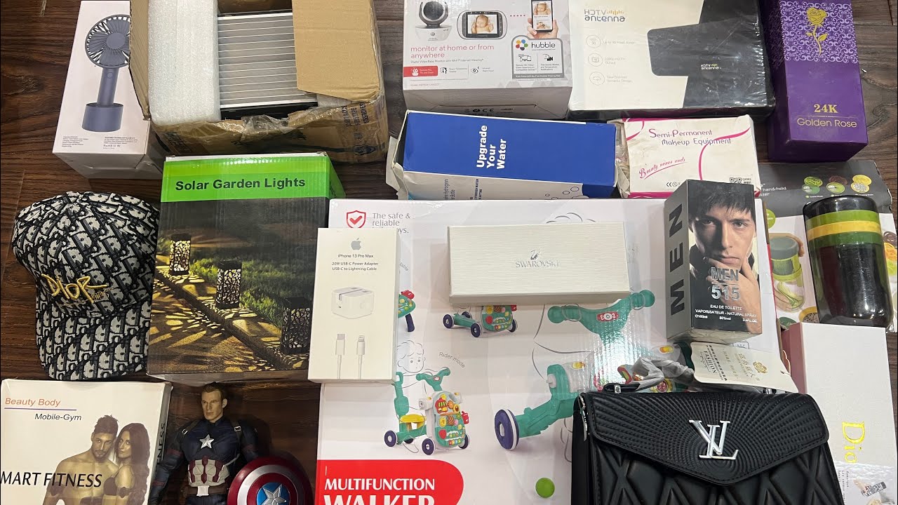 DHL and Amazon shelf pull stock unboxing for orders kindly WhatsApp 03145133611