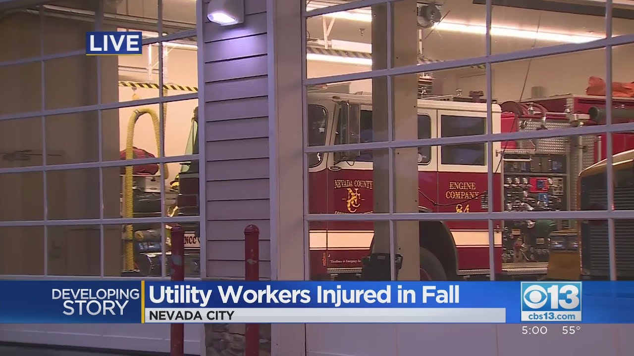 Utility Workers Injured In Fall In Nevada City