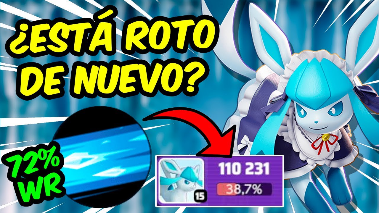 ME LA PASO GANANDO CON EL BUFFEADO GLACEON. ¿ROTO? ✨ Guía, build completa y gameplay | Pokemon Unite