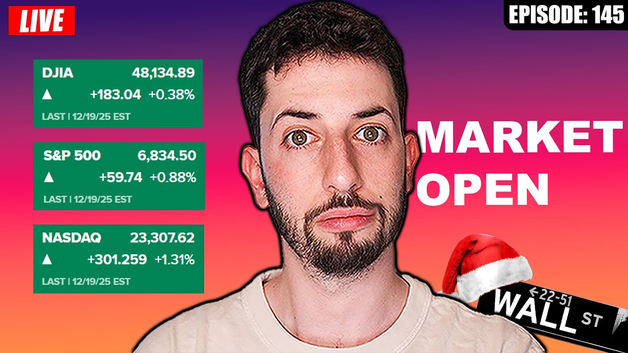 SANTA RALLY, AI STOCKS RECOVER, OPENAI MARGINS IMPROVE | MARKET OPEN