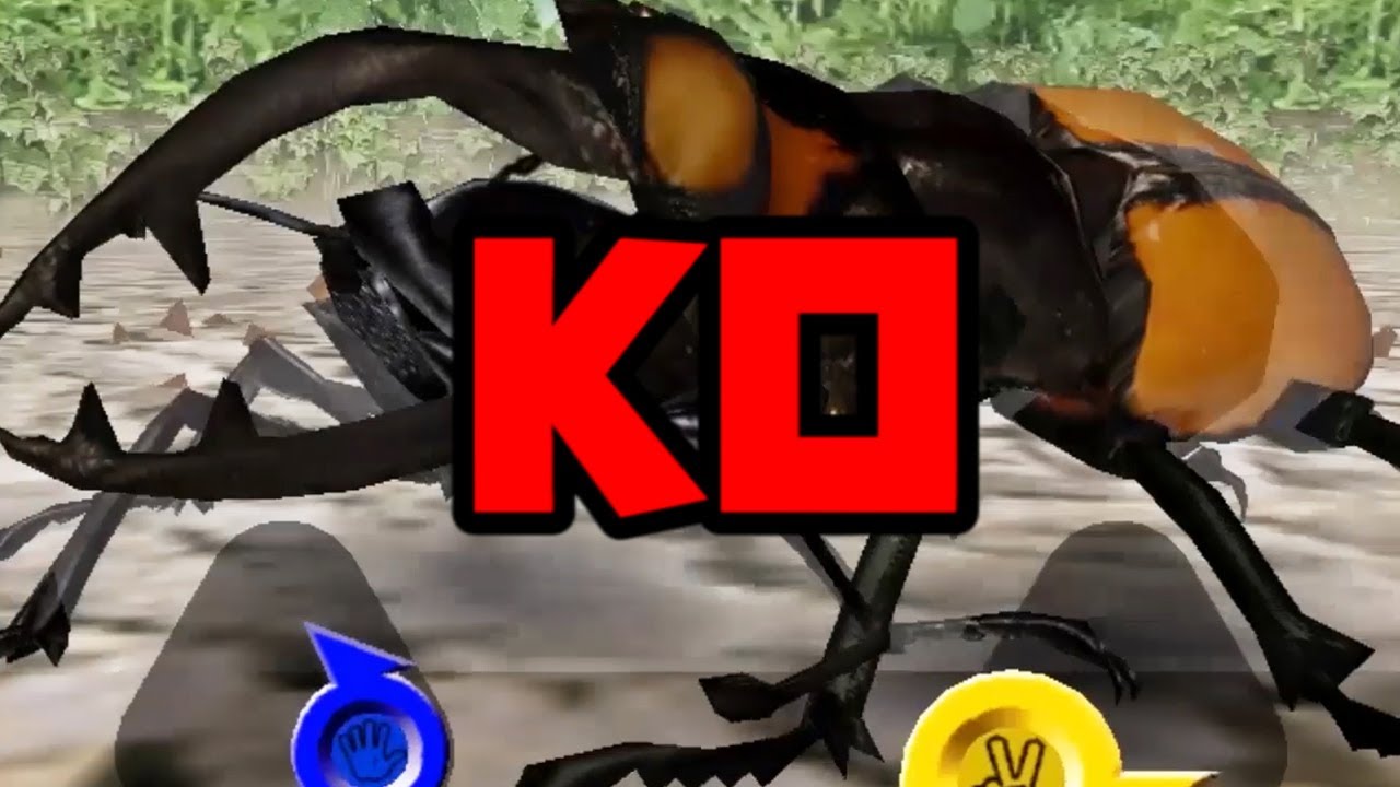 超必殺技KO集 - 甲虫王者 ムシキング 1vs1 対決 アーケード