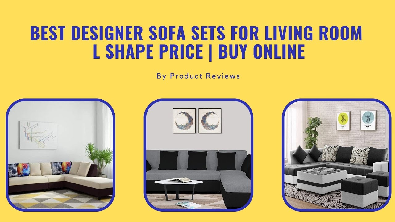 Best designer sofa sets for living room - l shape price | Buy online