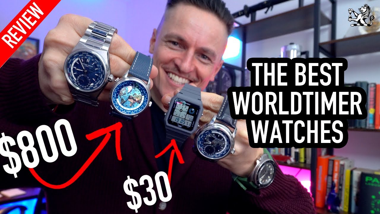 The Best Worldtimer Watches From Under $50 to $5000: Casio LF20W, Haim Viajero & Frederique Constant