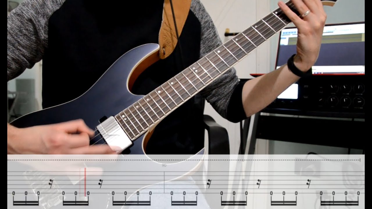 Lamb Of God - Black Label (Guitar Cover with on-screen tab)
