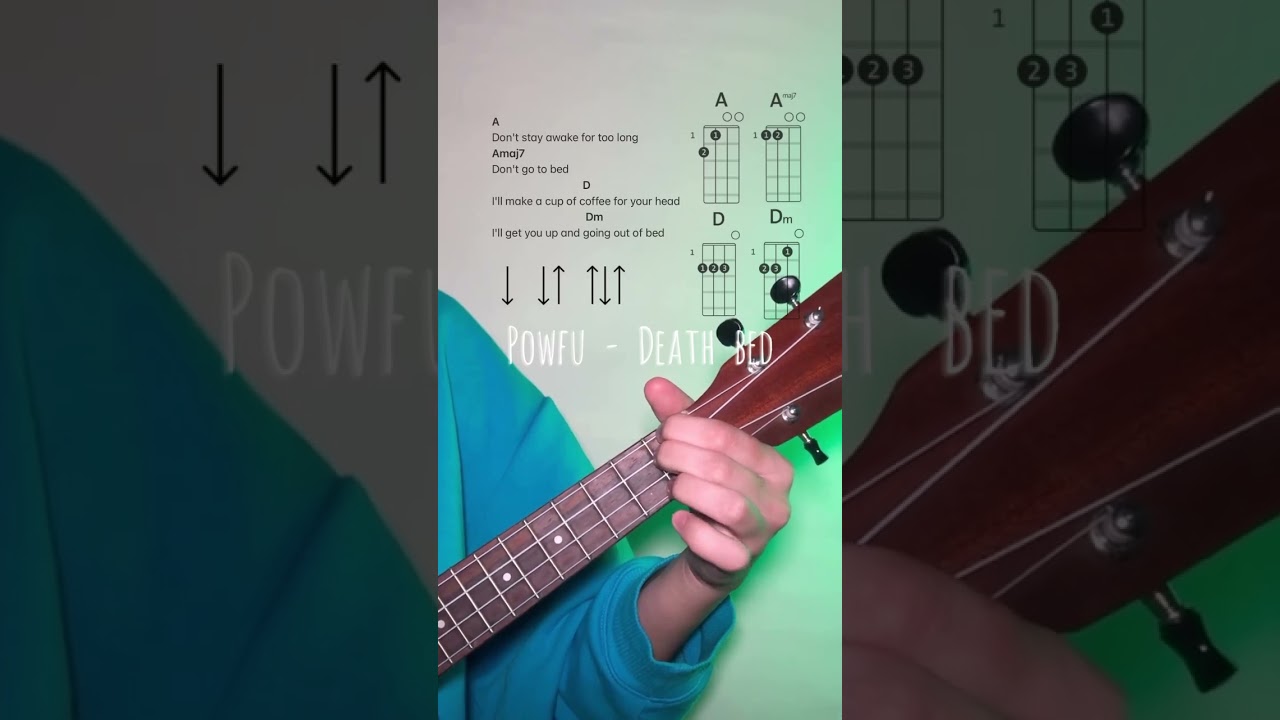 POWFU - DEATH BED | ON THE UKULELE