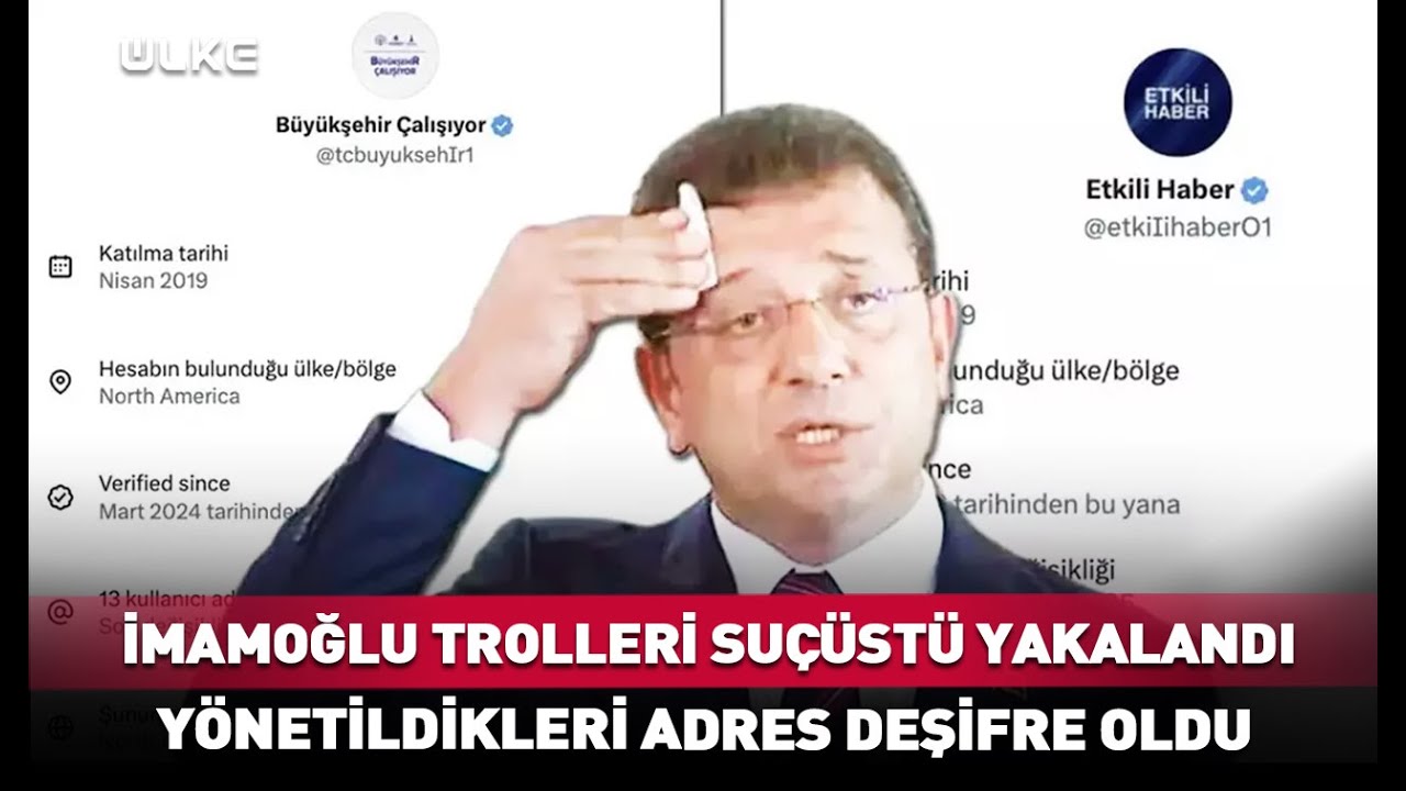 İmamoğlu Trolleri Suçüstü Yakalandı! 