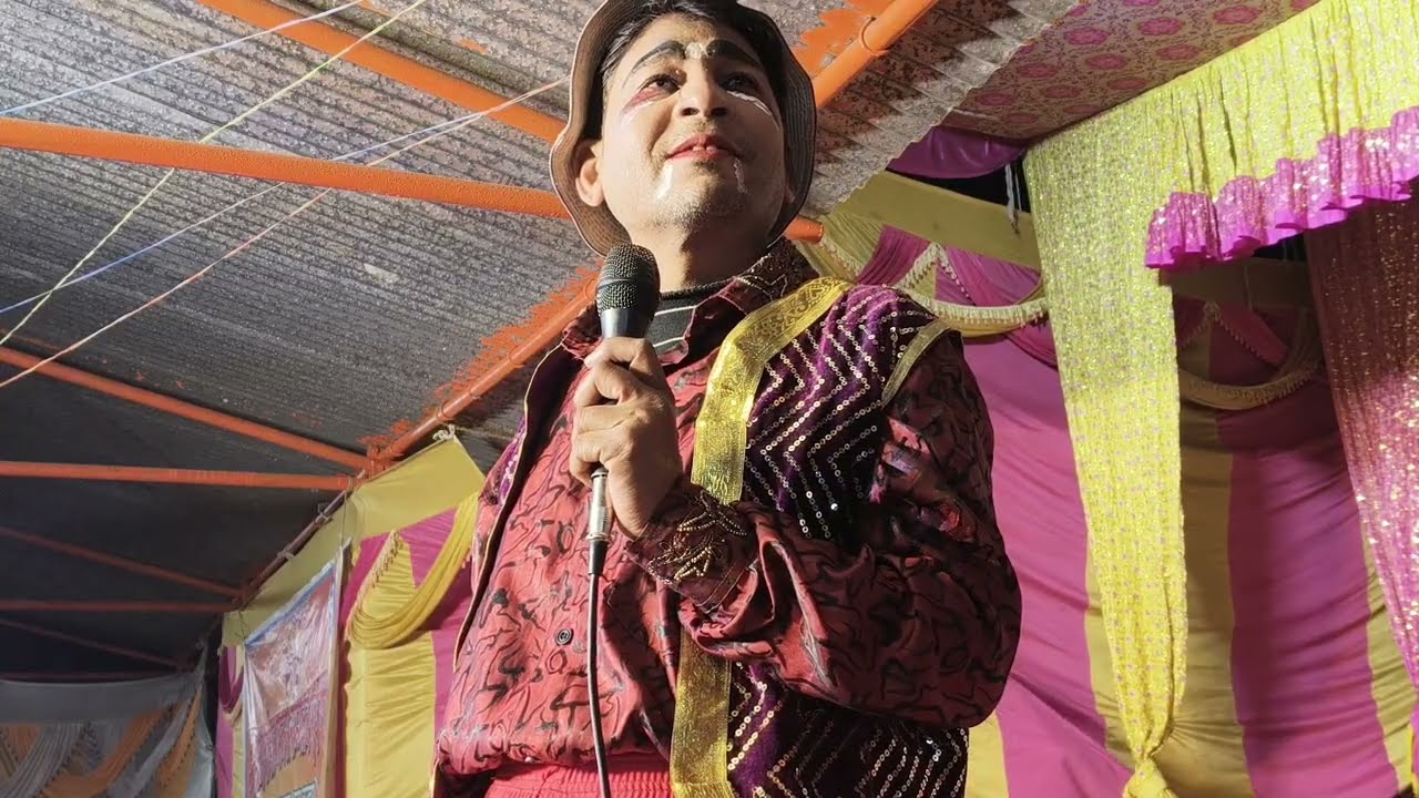 महाराज खरदूषण के दरबार में सुरेश कक्कड़ जी द्वारा धमाकेदार कॉमेडी रामलीला प्रोग्राम बरहरा 