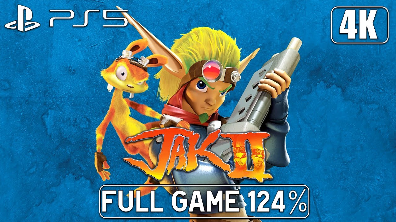 Jak 2 PS5 - Full Game 124% Longplay Walkthrough 4K 60FPS