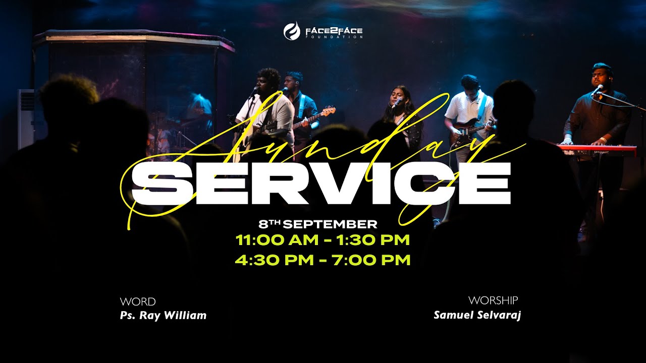 SUNDAY EVENING SERVICE | 8TH SEPTEMBER 2024 |  SAMUEL SELVARAJ |  PR. RAY WILLIAM |