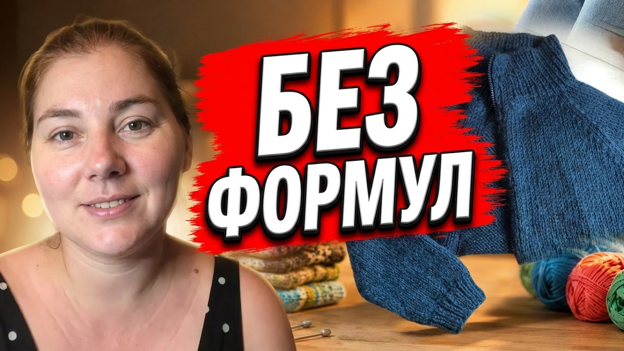 Як вʼязати реглан знизу /В'яжемо реглан знизу в верх без розрахунків /Вся правда про реглан знизу