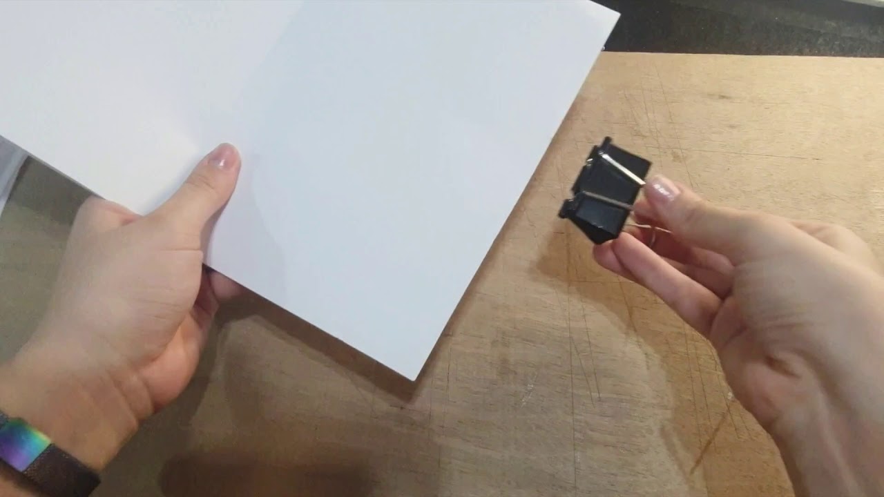 Como cortar papel sem guilhotina!