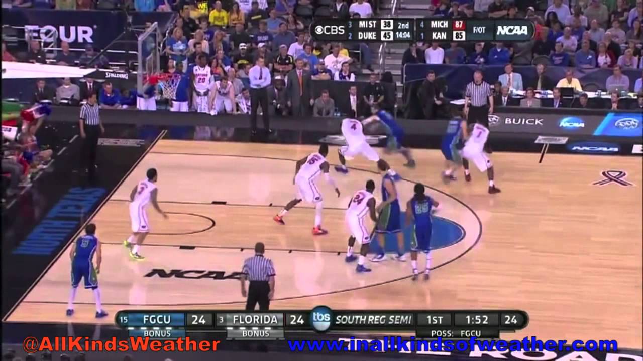 2013 Sweet 16: (3) Florida Gators vs. (15) FGCU Eagles