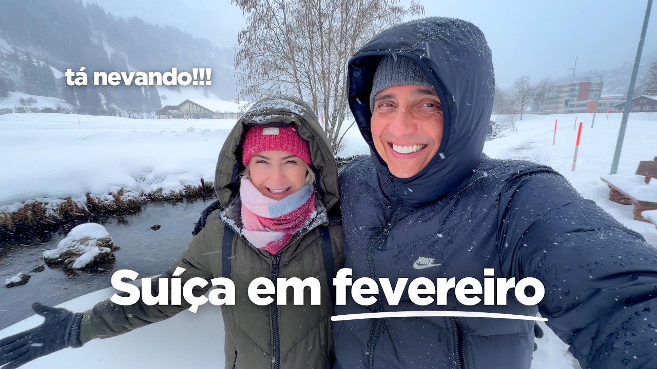 Vale a pena viajar pra Suíça em Fevereiro? Temperaturas, neve, atividades e o que trazer na mala.