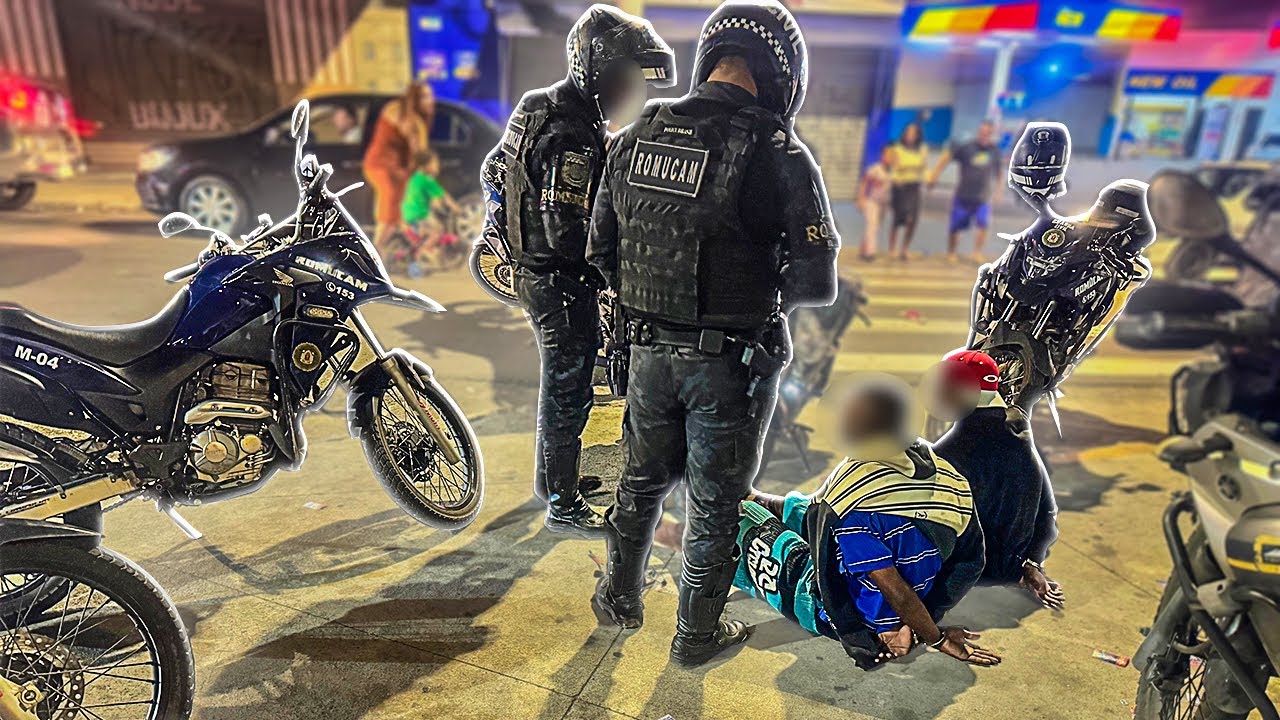 GRINGO TOMOU ENQUADRO E APRENDEU PORTUGUÊS RAPIDINHO.