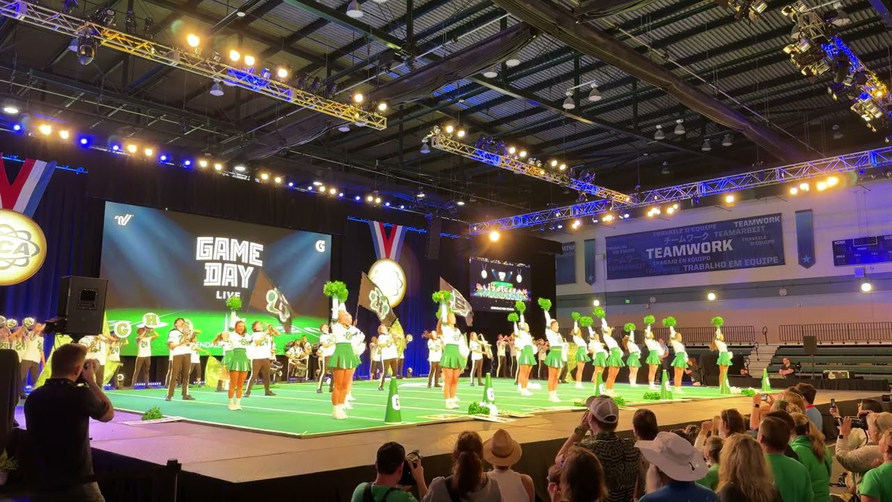 [2024-02-11] UCA NHSCC Game Day Live Finals - Greendale Varsity Cheer and Band
