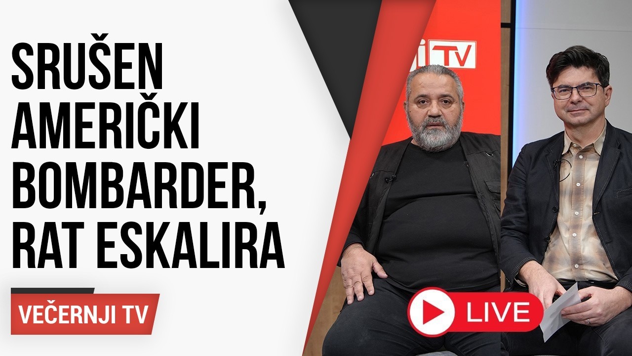 [UŽIVO] Srušen američki bombarder, rat eskalira: Analiziramo stanje u svijetu i širenje rata