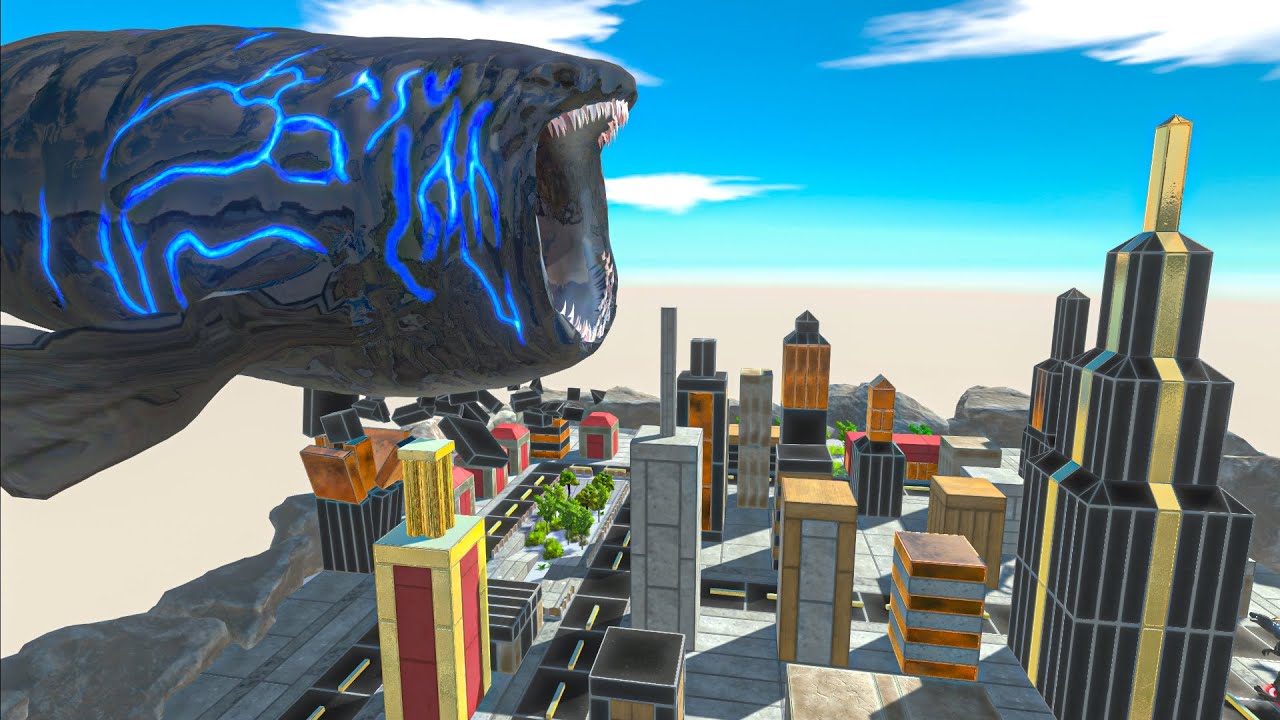 Bloop Attacks The City - Animal Revolt Battle Simulator