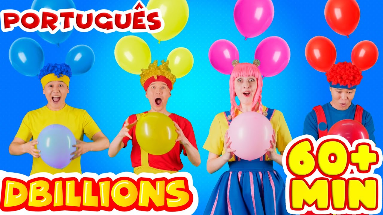 Dance e Exploda Balões + Mega Compilação D Billions Musicas Infantis