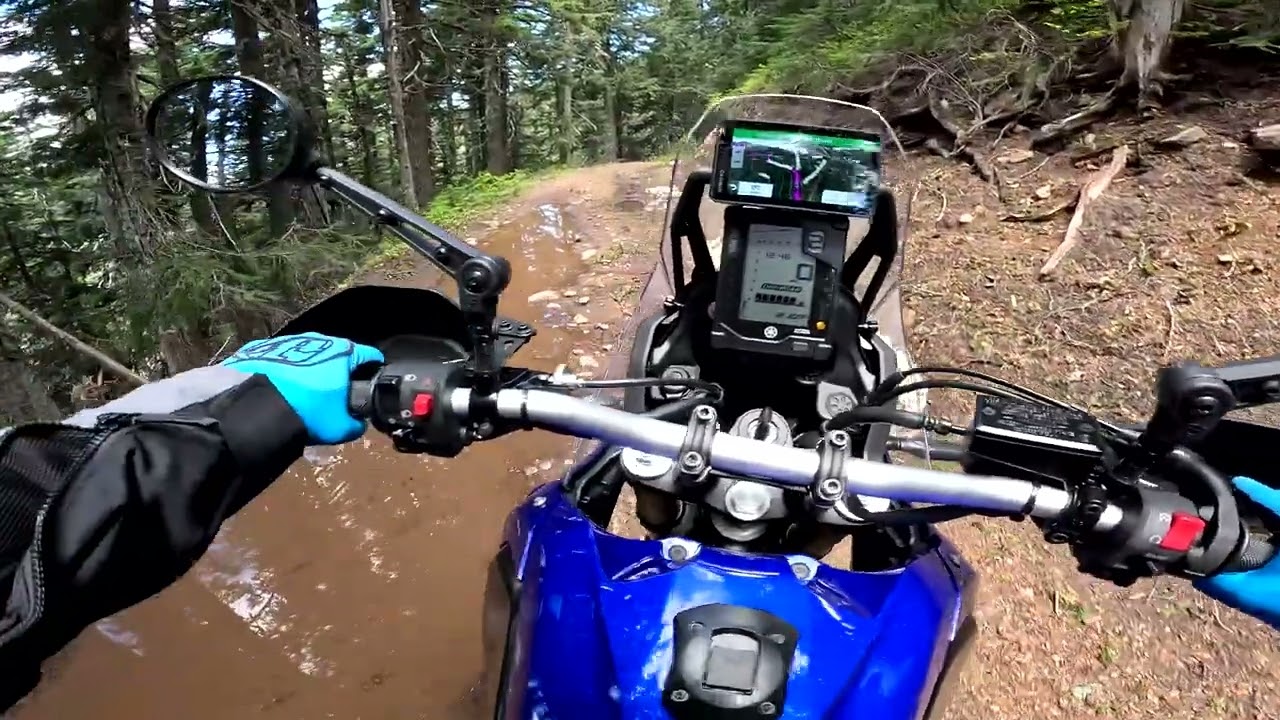 Riding My Tenere 700 Up a Mountain