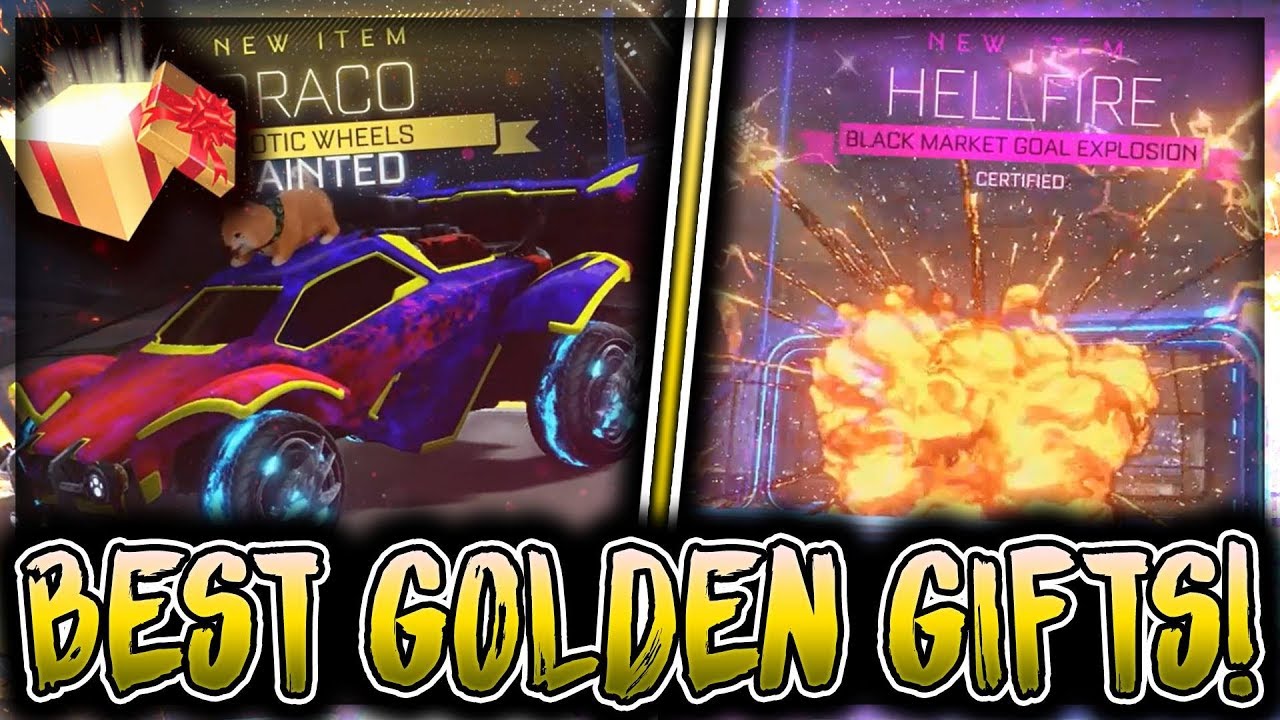 BEST GOLDEN GIFT OPENINGS ON ROCKET LEAGUE!