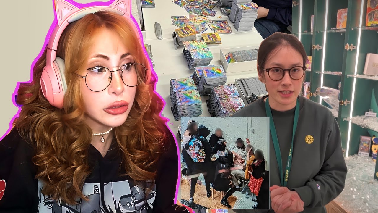 Mrs Bonnie REACCIONA a ROBO a local de TCG de POKEMÓN