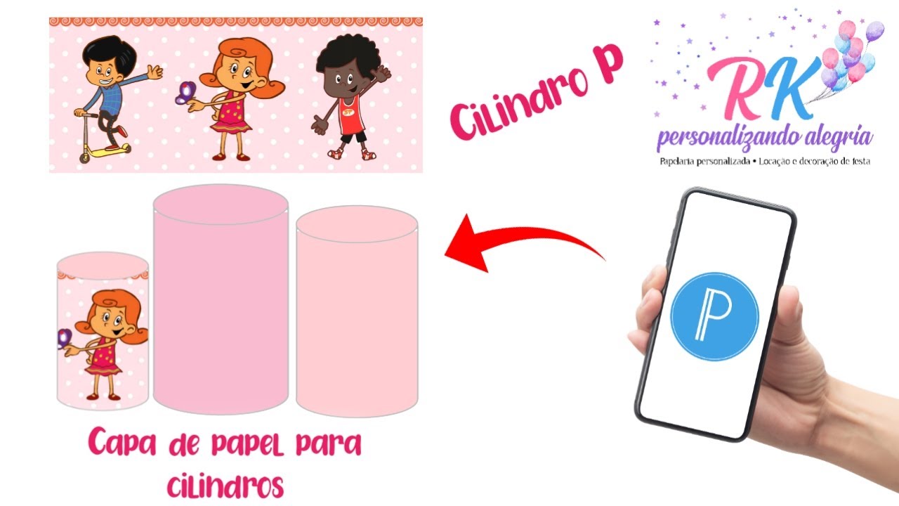 Como fazer capa para cilindro de papel | pixel lab