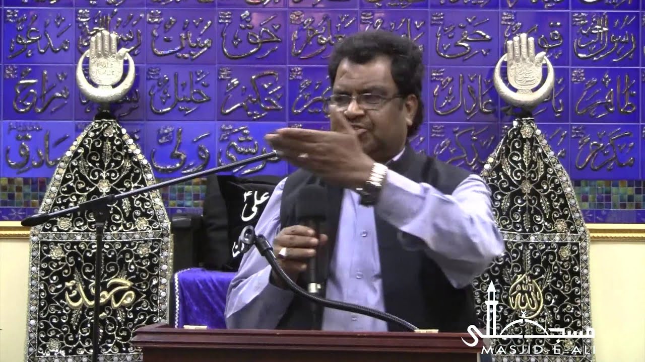 Agha Saroosh - Eid Ghadeer / Eid Mubahila, 1433 - Masjid-e-Ali