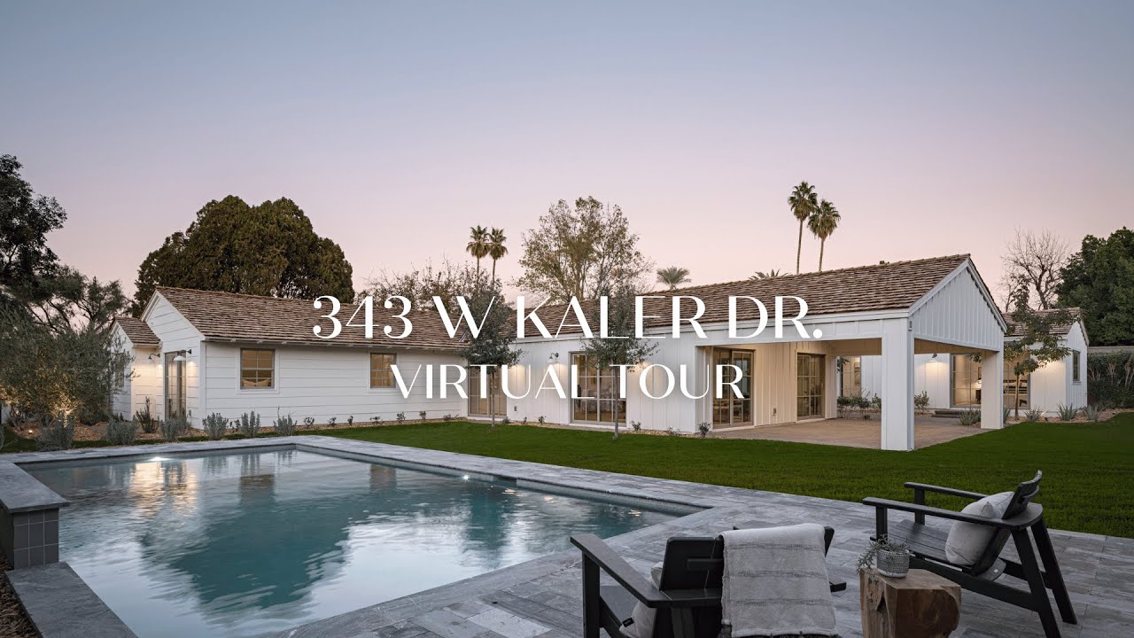 Central Phoenix Luxury Home Virtual Tour | 343 W Kaler Dr.