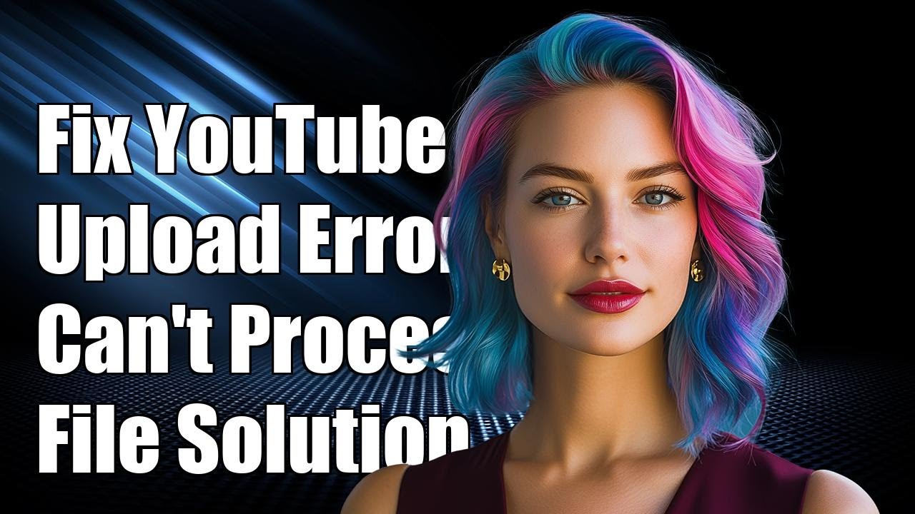 Fix YouTube Upload Error: 'Upload Failed - Can't Process File' Solution