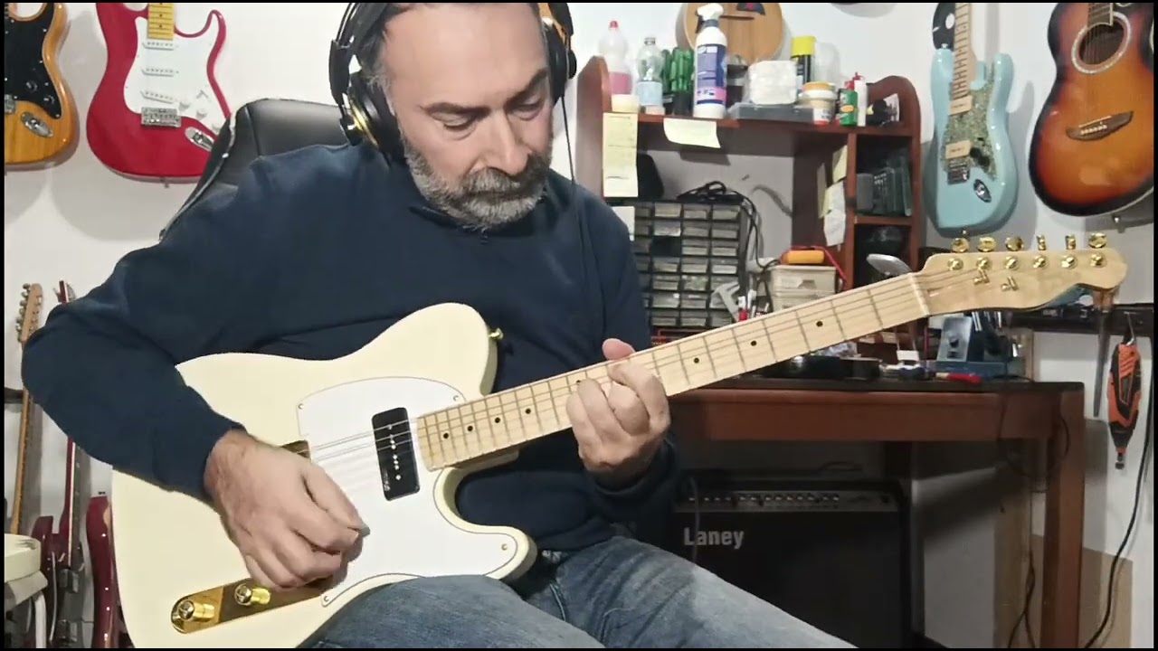 #dicarloguitars TL SPECIAL GOLD Stef Burns Maurizio Solieri Interludio S. Siro 2003