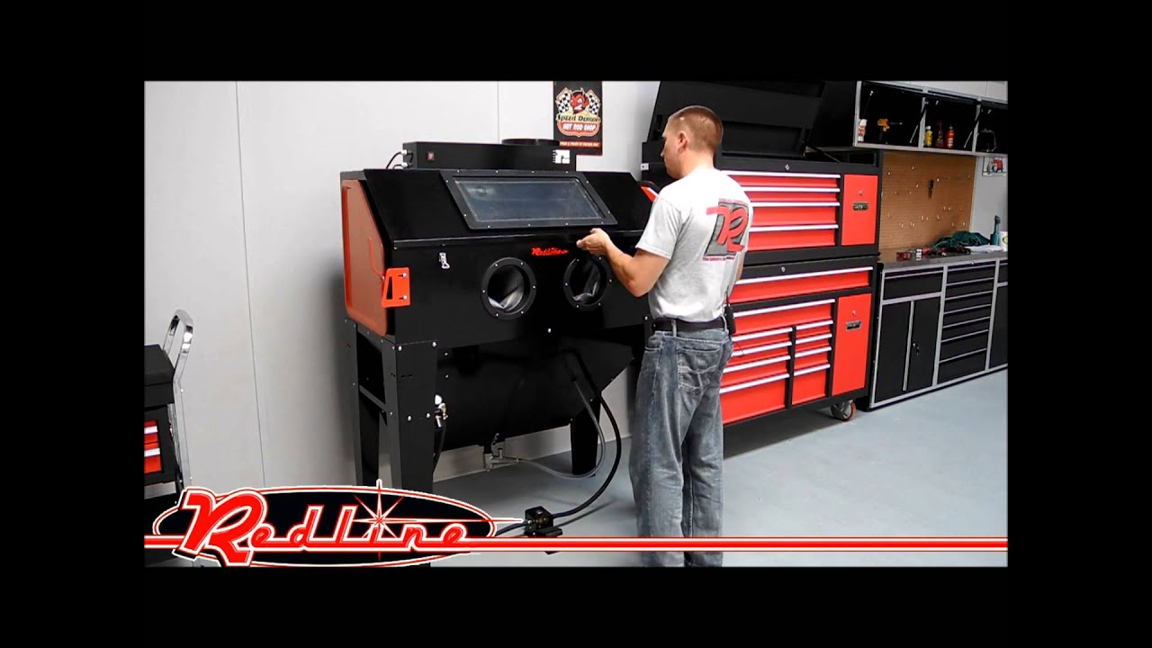 Redline Engineering Sand Blast Media Cabinet