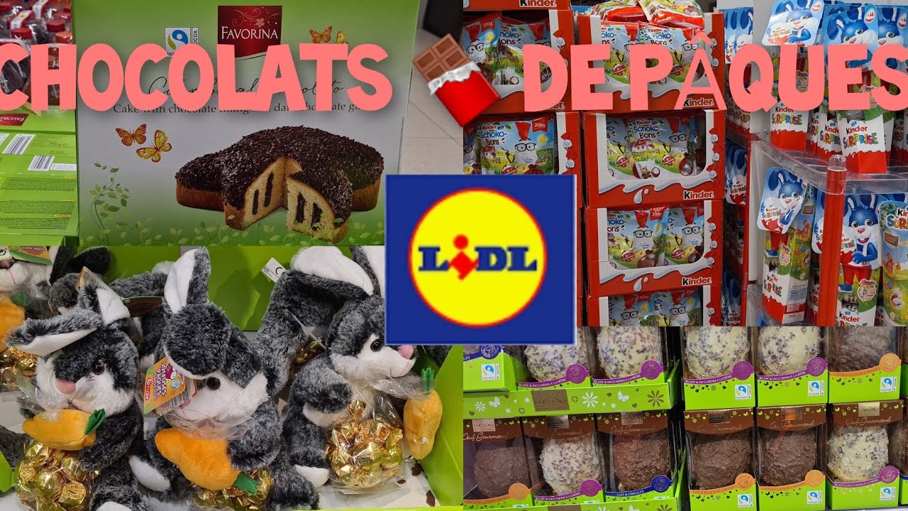 LIDL 🍫 CHOCOLATS DE PÂQUES 2022