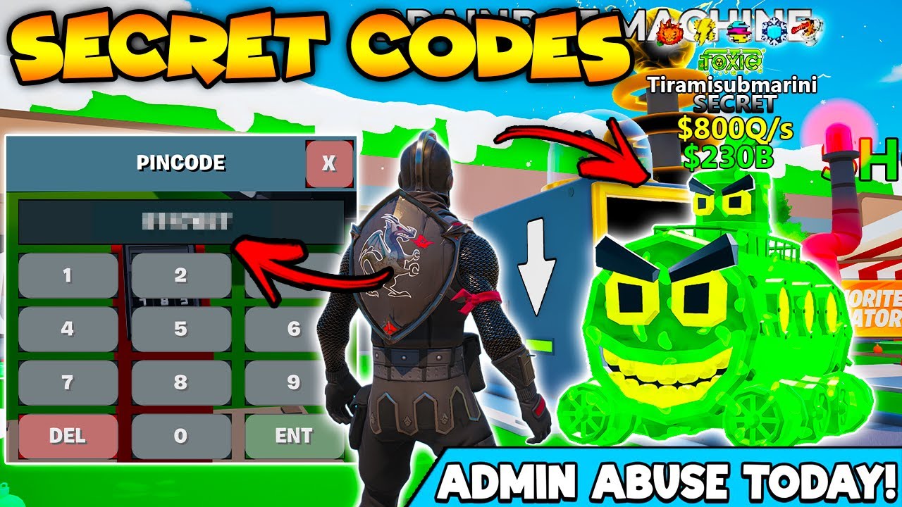 800Q/s Submarine Codes Secret Brainrot Codes Fortnite Steal The Brainrot! (New Secret Codes)