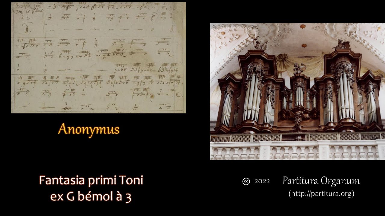 Anonymus, Fantasia primi Toni ex G bémol à 3