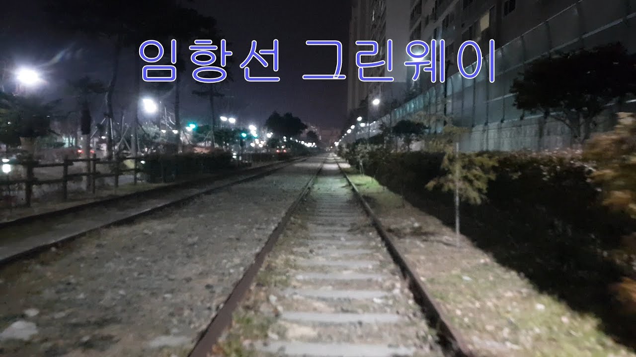 창원/마산 가볼만 한 곳 - 임항선 그린웨이 산책 Night View