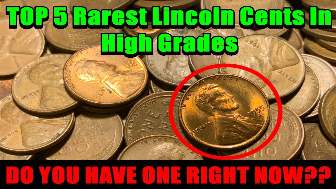 😮💰$100,000 Non-Key Date Lincoln? TOP 5 RAREST Pennies In High Grade Red!