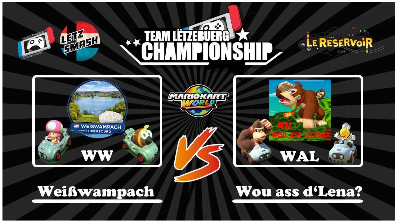 [TL Championship] 004 - Februar 2026 - Mario Kart World - Weißwampach (WW) vs. Wou ass d‘Lena? (WAL)